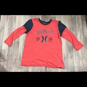 Hurley 3/4 sleeve